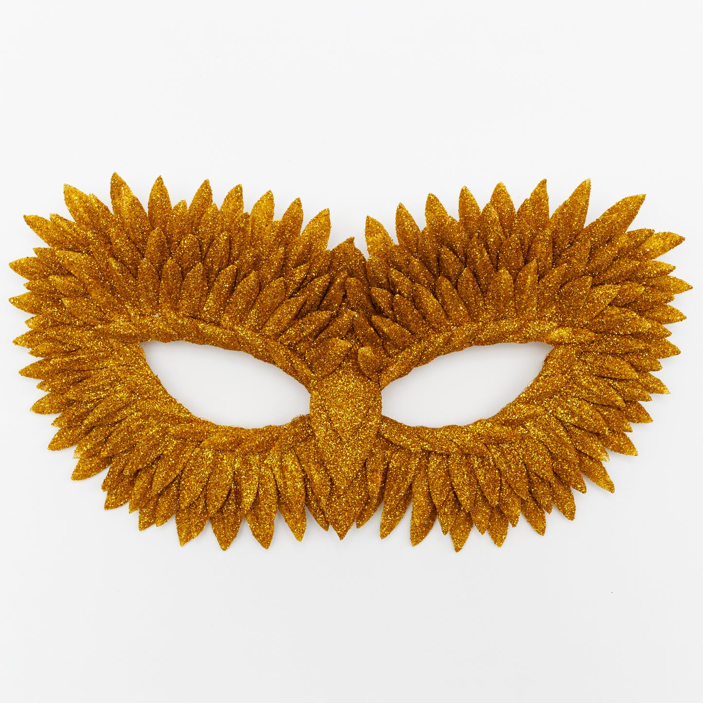 Masquerade Mask Owl: Black, Gold, Silver Feather Detail, Elegant Party Costume