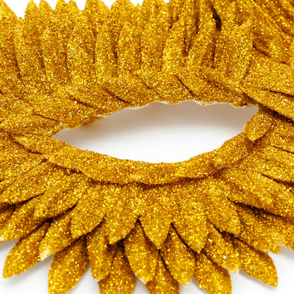 Masquerade Mask Owl: Black, Gold, Silver Feather Detail, Elegant Party Costume