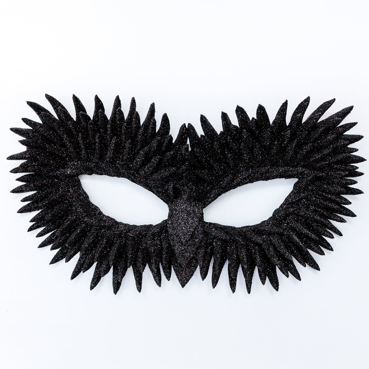 Masquerade Mask Owl: Black, Gold, Silver Feather Detail, Elegant Party Costume