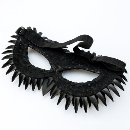 Masquerade Mask Owl: Black, Gold, Silver Feather Detail, Elegant Party Costume