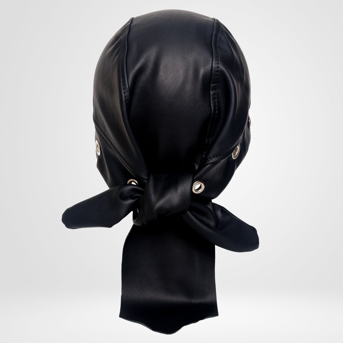 Bandana Vegan Leather Biker Beanie – Unisex Rocker Style