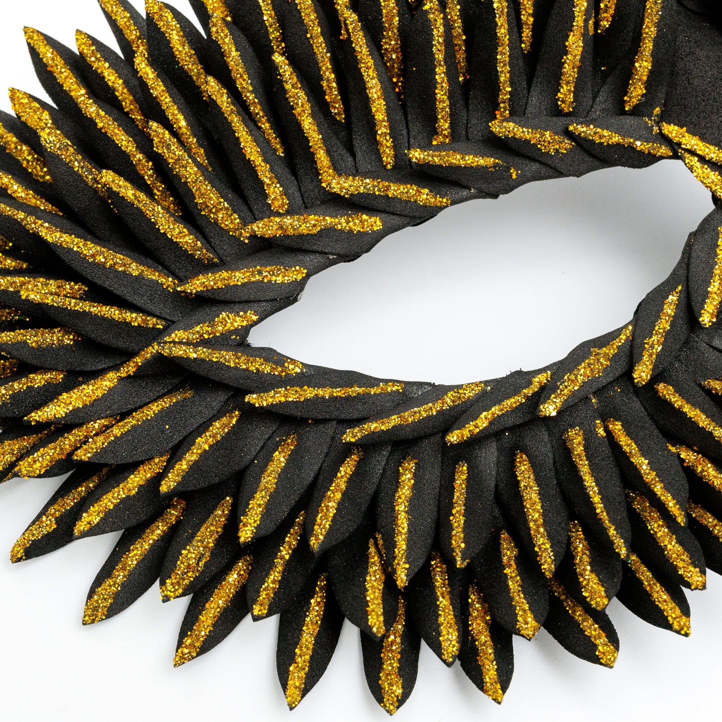 Masquerade Mask Owl: Black, Gold, Silver Feather Detail, Elegant Party Costume