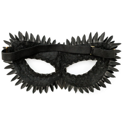 Masquerade Mask Owl: Black, Gold, Silver Feather Detail, Elegant Party Costume