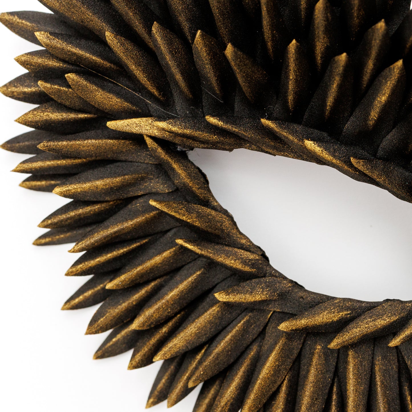 Masquerade Mask Owl: Black, Gold, Silver Feather Detail, Elegant Party Costume