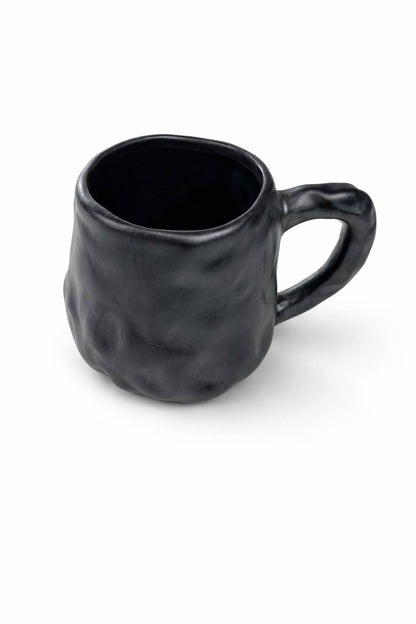 Small 200ml handmade ceramic coffee mug with matte finish, artisan mini coffee cup gift by Lederea US
