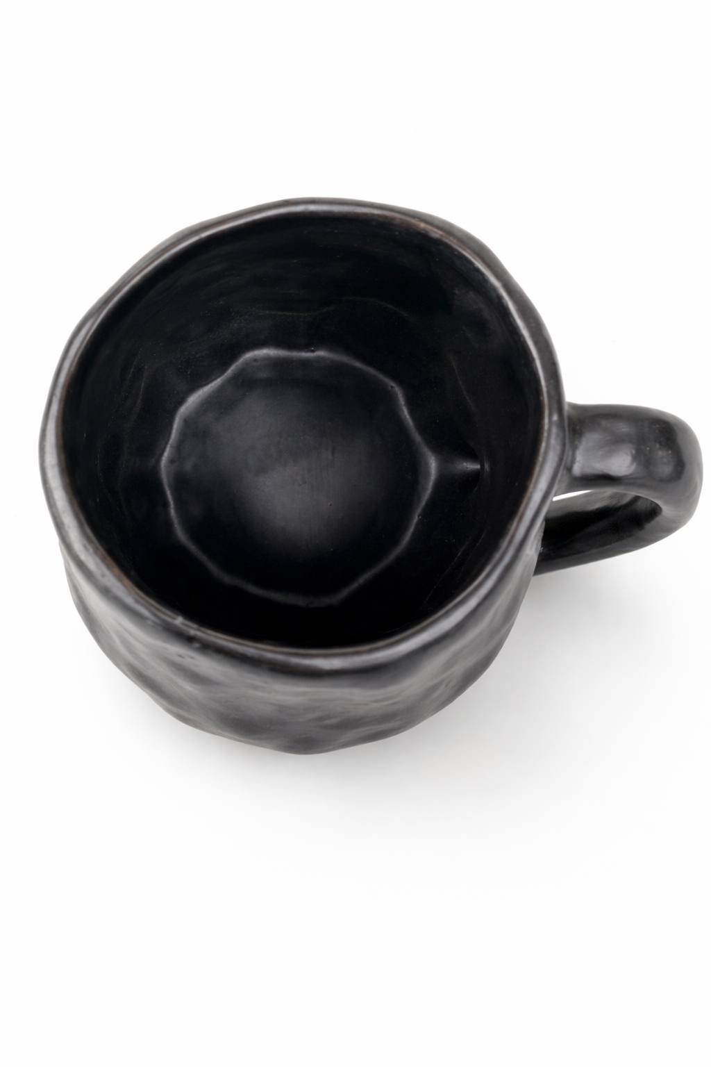 Small 200ml handmade ceramic coffee mug with matte finish, artisan mini coffee cup gift by lederea Usa