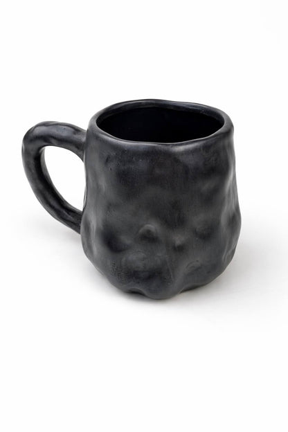 Small 200ml handmade ceramic coffee mug with matte finish, artisan mini coffee cup gift by Lederea USA