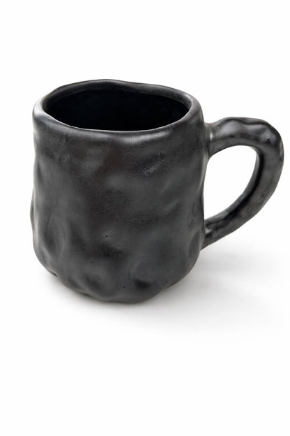 Small 200ml handmade ceramic coffee mug with matte finish, artisan mini coffee cup gift