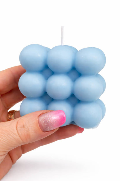 Bubble Cube Candle – Cute Aesthetic Home Decor Gift for Her