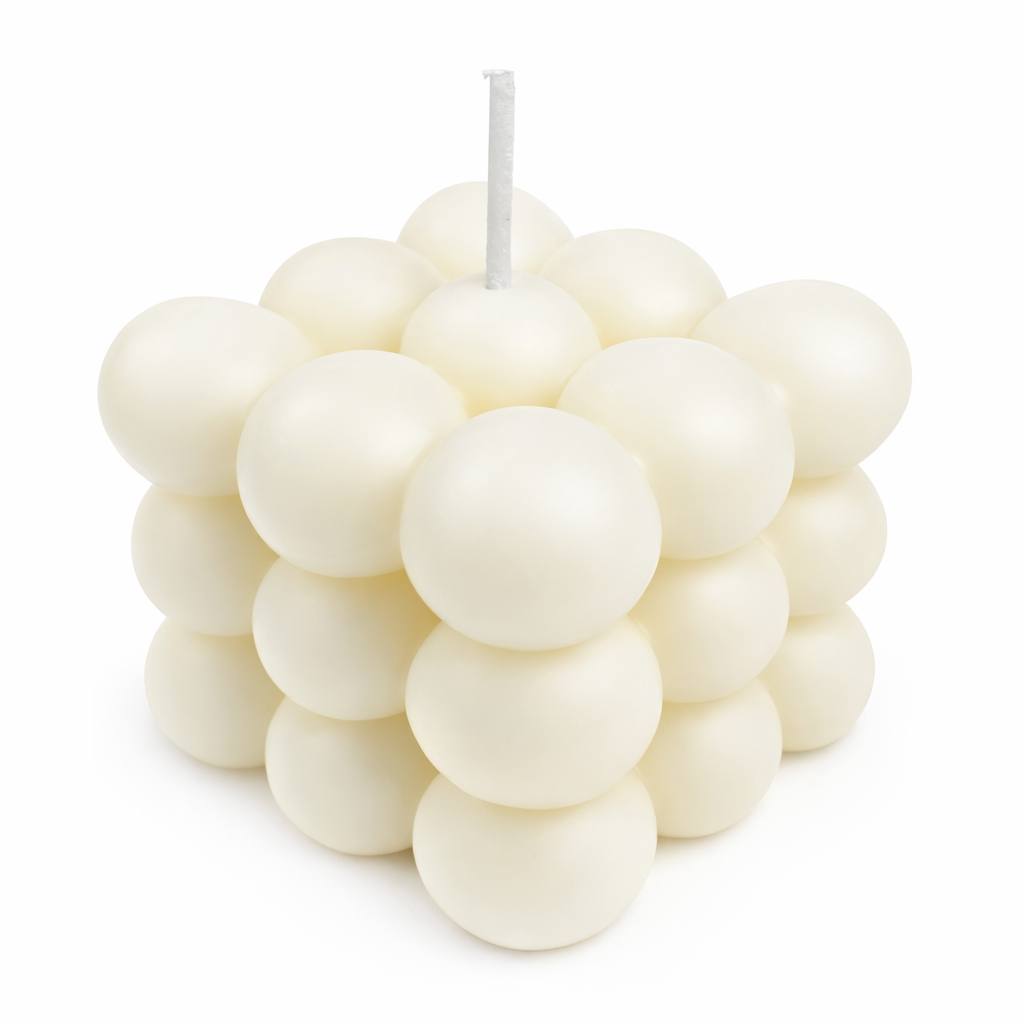Bubble Cube Candle – Cute Aesthetic Home Decor Gift for Her