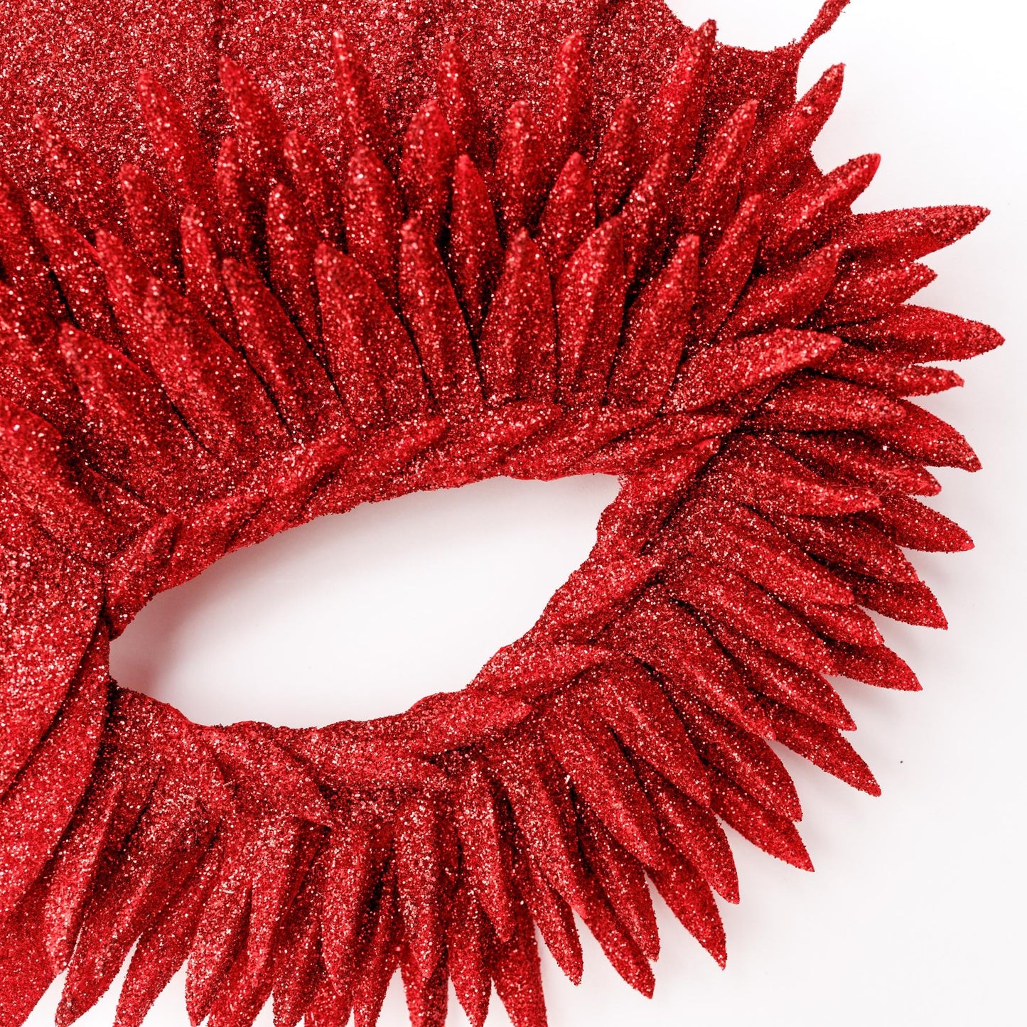 Red Dragon Masquerade Mask: Owl Glitter Halloween Party Costume