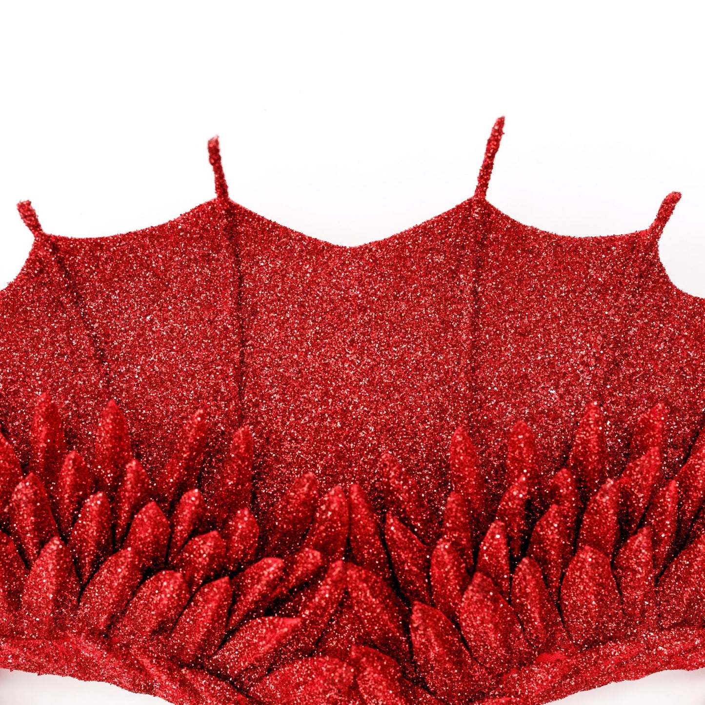 Red Dragon Masquerade Mask: Owl Glitter Halloween Party Costume