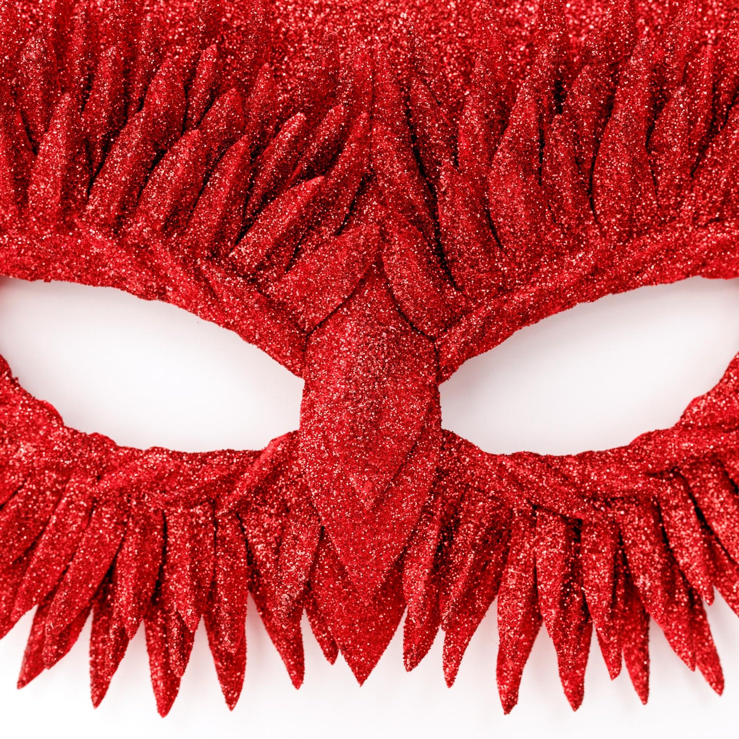 Red Dragon Masquerade Mask: Owl Glitter Halloween Party Costume