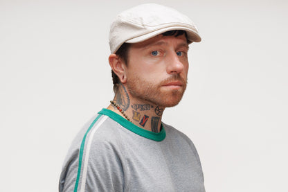 Men’s Linen Cotton Flat Cap – Classic Newsboy Ivy Hat for Everyday Style