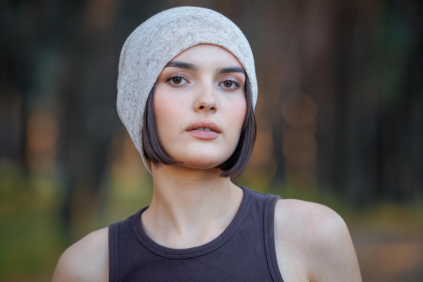Oversized Thin Cotton Beanie – Soft Slouchy Hat for Women & Men | Lightweight Large Volume Beanie | Cozy Breathable Cap. Size L-XXL