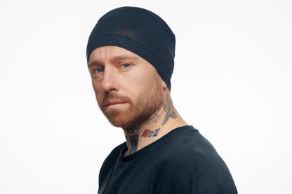 Unisex Linen Beanie Lightweight Italian Jersy Hat, Breathable Slouchy Cap for Men & Women, Linen Beanie, Handmade. Soft cute cancer hat.