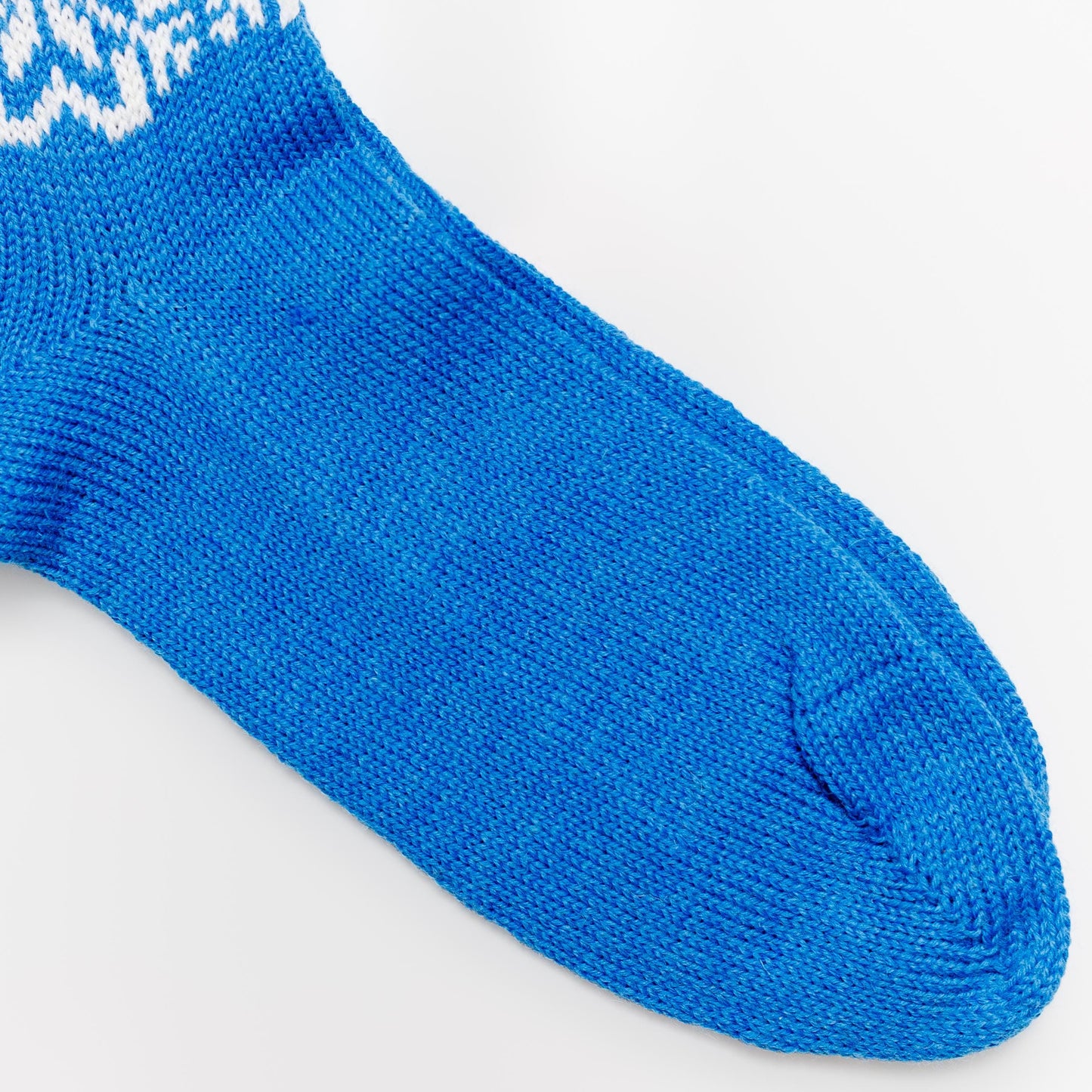 Blue Winter Socks. Snowflake Knit Pattern. Couple Gift Set.  Men 9–11 / Women 7–9