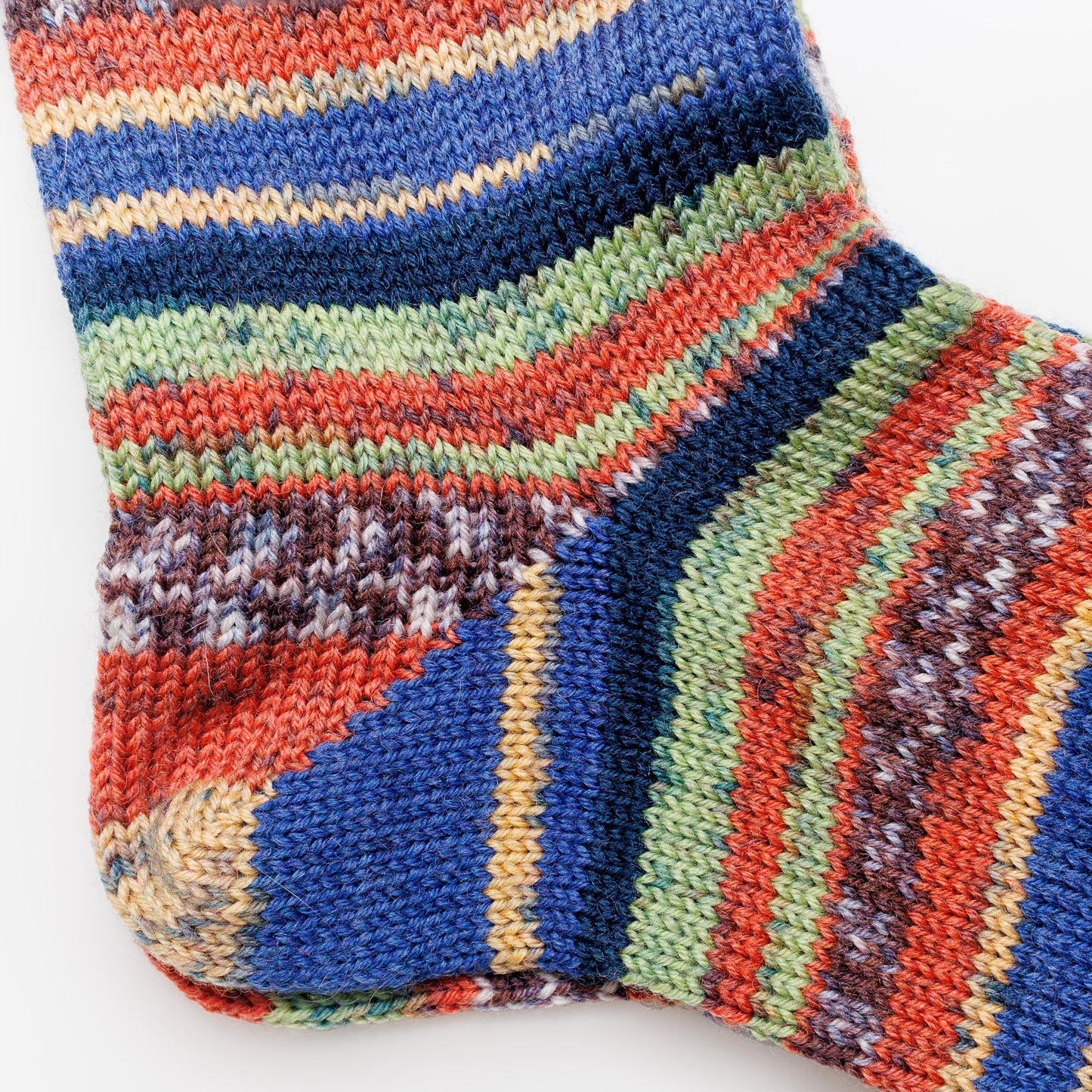 Stripe Winter Socks. Snowflake Knit Pattern. Turkish Sock Yarn. Women 7–9 • Cozy Holiday Gift. We Knit Ourselves