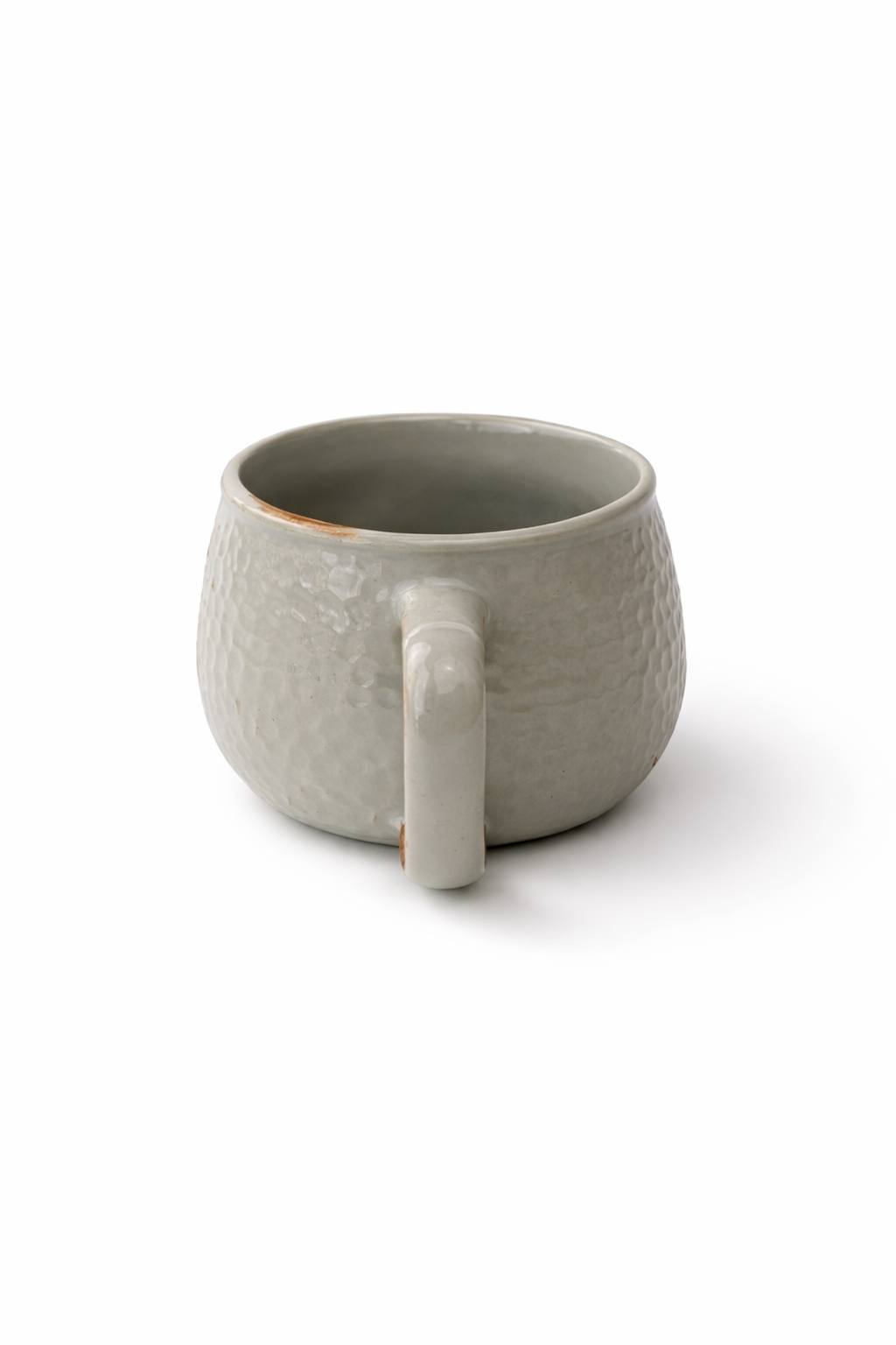 Handmade ceramic coffee mug 6.8 oz (200 ml). Textured mini coffee cup with cozy aesthetic. Slight variations make each piece unique by Lederea USA