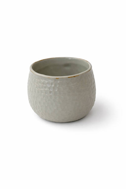Handmade ceramic coffee mug 6.8 oz (200 ml). Textured mini coffee cup with cozy aesthetic. Slight variations make each piece unique by Lederea USA