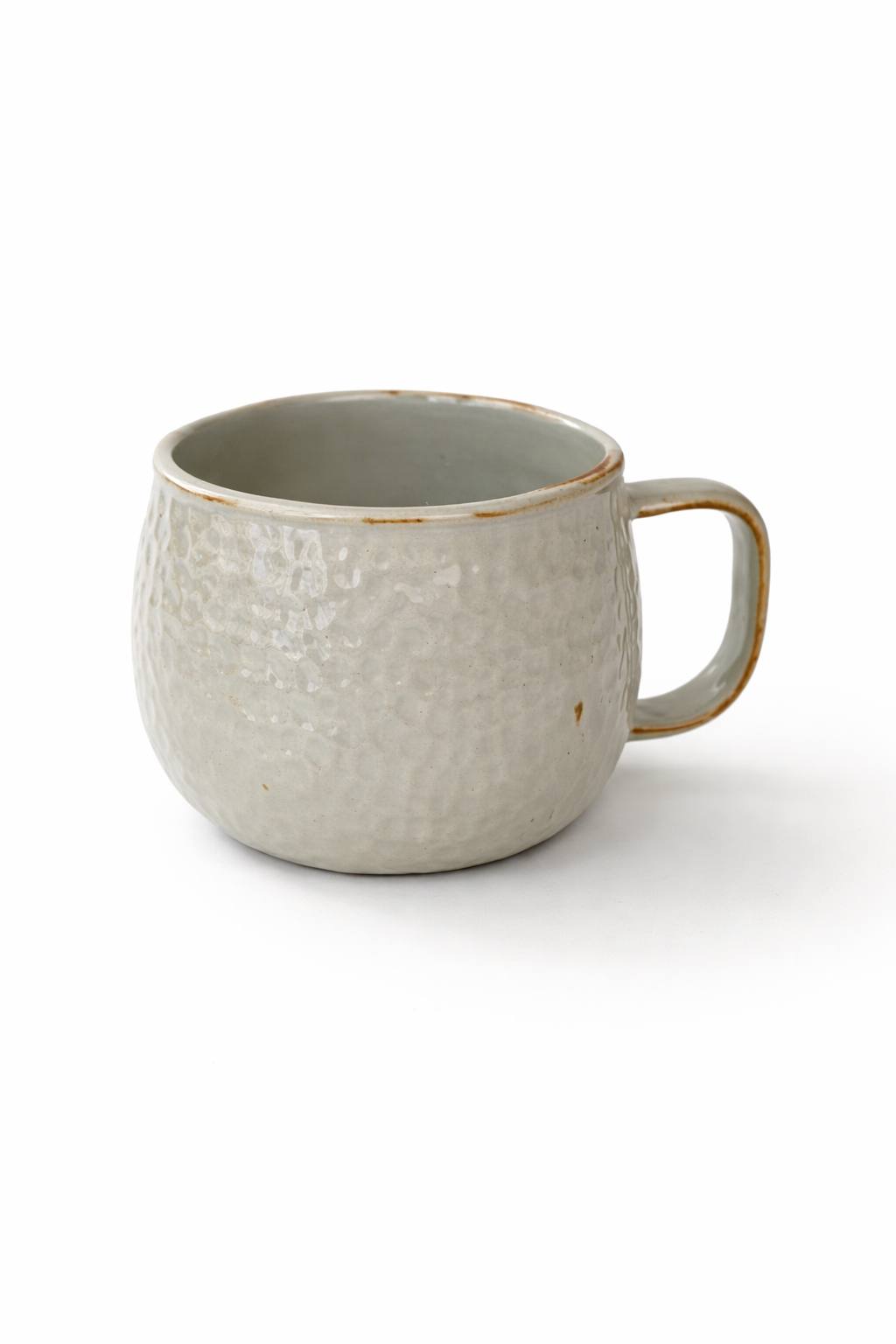 Handmade ceramic coffee mug 6.8 oz (200 ml). Textured mini coffee cup with cozy aesthetic. Slight variations make each piece unique by Lederea USA