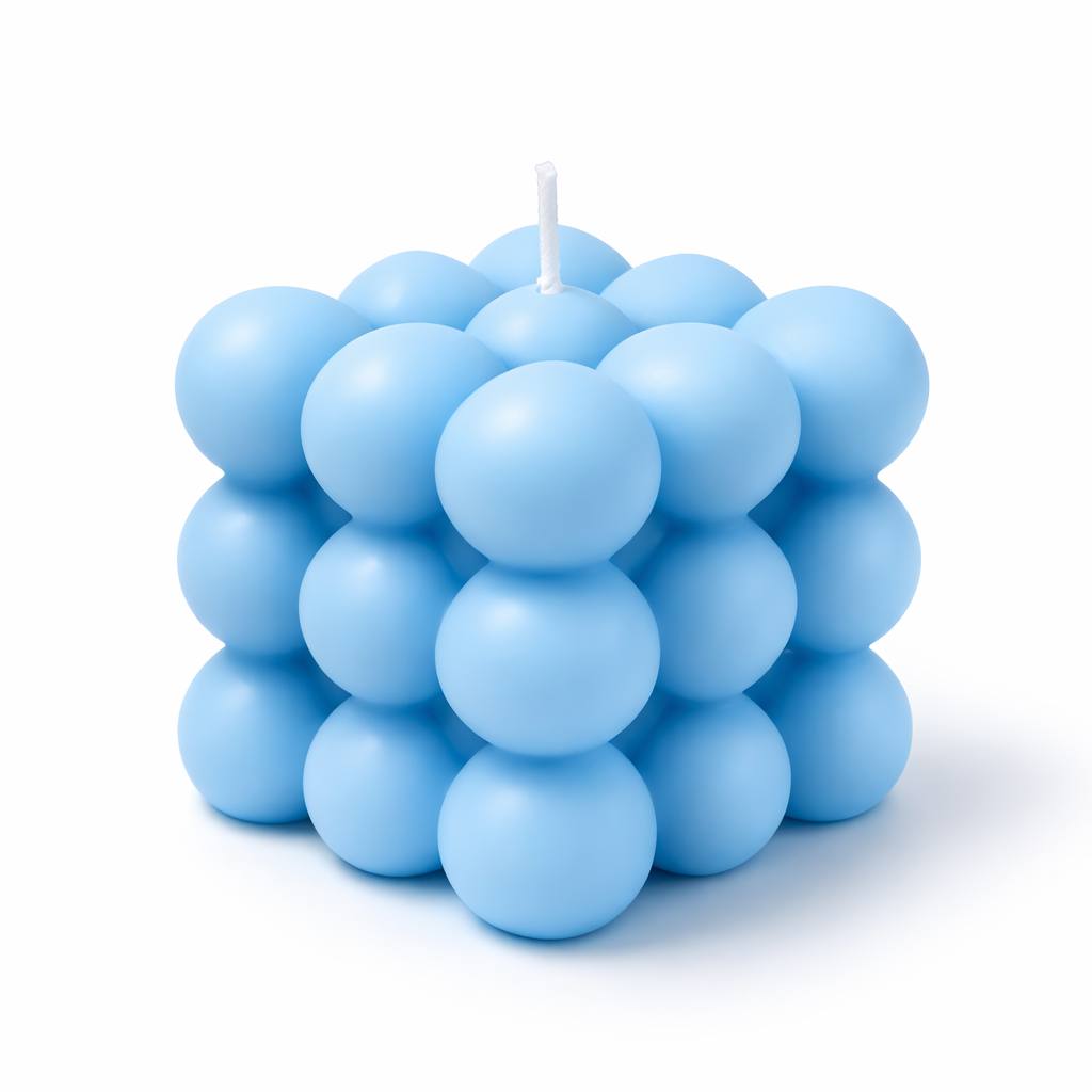 Bubble Cube Candle – Cute Aesthetic Home Decor Gift for Her