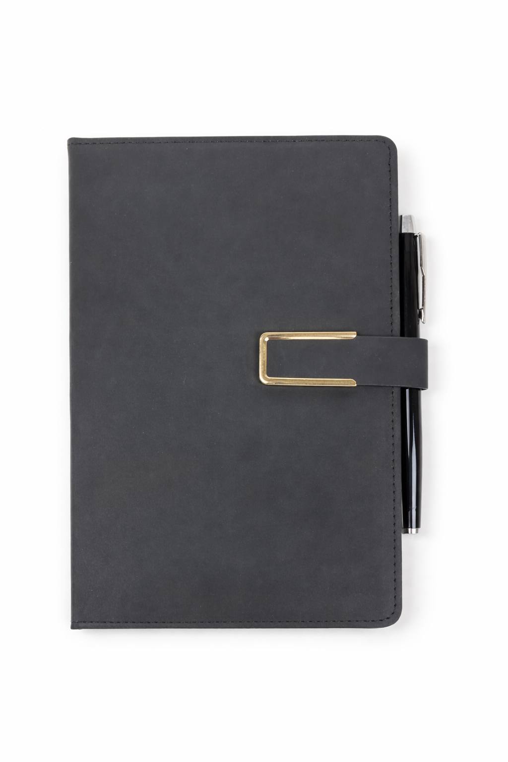 A5 Notebook with Attached Pen – Corporate Gift Journal