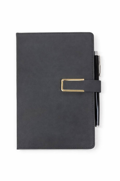A5 Notebook with Attached Pen – Corporate Gift Journal