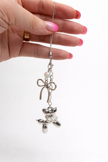 Cute Keychains Collection – Heart, Cat, Bear Keychain, Bag Charm Gift for Her