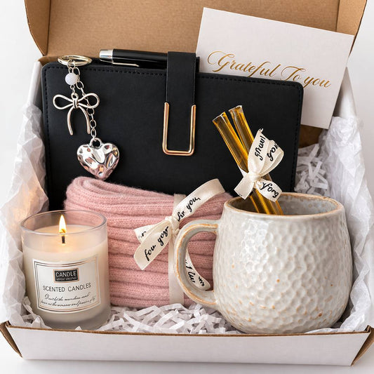 Cozy Gift Box for Women | Self Care Gift Set | Birthday Gift for Mom | Relaxation Gift Basket