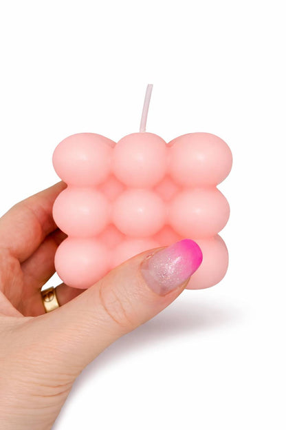 Bubble Cube Candle – Cute Aesthetic Home Decor Gift for Her