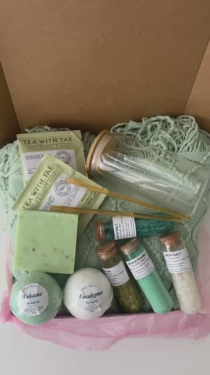 Self Care Gift Box for Women & Men, Relaxation Care Package, Cozy Wellness Gift by Lederea